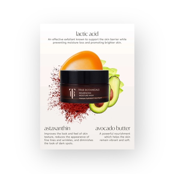 new True Botanicals ☀︎︎ Resurfacing Moisture Mask ☀︎︎ Luxury Travel ☀︎︎ in Box - Picture 5 of 16